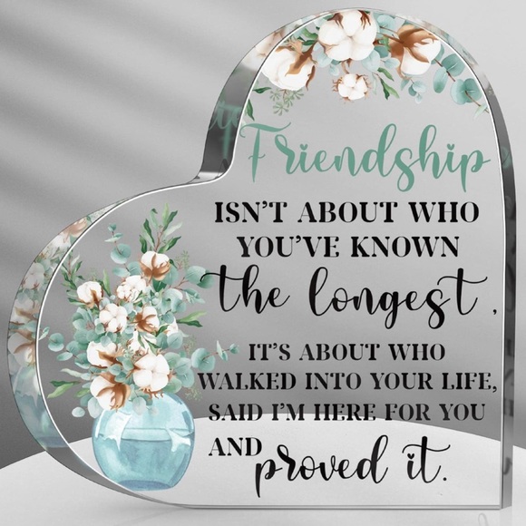 Bucherry - Friendship Decor - Acrylic heart - Picture 1 of 3